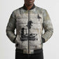 Ngugi wa Thiong O Bomber Puffer Jacket Graffiti Resist Statement Ink Pen Revolution Fist Literary Activism - African Pride