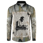 Ngugi wa Thiong O Button Sweatshirt Graffiti Resist Statement Ink Pen Revolution Fist Literary Activism