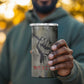 Ngugi wa Thiong O 4 in 1 Can Cooler Tumbler Graffiti Resist Statement Ink Pen Revolution Fist Literary Activism - African Pride