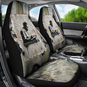 Ngugi wa Thiong O Car Seat Cover Graffiti Resist Statement Ink Pen Revolution Fist Literary Activism - African Pride