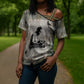 Ngugi wa Thiong O Cross Shoulder Shirt Graffiti Resist Statement Ink Pen Revolution Fist Literary Activism - African Pride