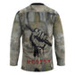 Ngugi wa Thiong O Hockey Jersey Graffiti Resist Statement Ink Pen Revolution Fist Literary Activism - African Pride