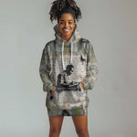 Ngugi wa Thiong O Hoodie Dress Graffiti Resist Statement Ink Pen Revolution Fist Literary Activism - African Pride
