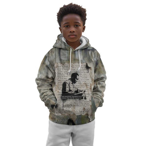 Ngugi wa Thiong O Kid Hoodie Graffiti Resist Statement Ink Pen Revolution Fist Literary Activism - African Pride
