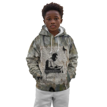 Ngugi wa Thiong O Kid Hoodie Graffiti Resist Statement Ink Pen Revolution Fist Literary Activism - African Pride