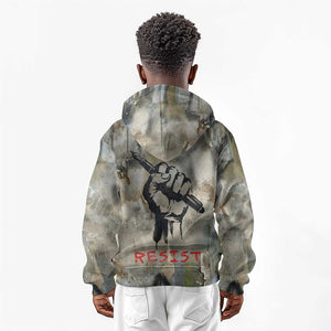 Ngugi wa Thiong O Kid Hoodie Graffiti Resist Statement Ink Pen Revolution Fist Literary Activism - African Pride