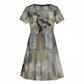 Ngugi wa Thiong O Kid Short Sleeve Dress Graffiti Resist Statement Ink Pen Revolution Fist Literary Activism - African Pride