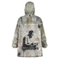 Ngugi wa Thiong O Kid Wearable Blanket Hoodie Graffiti Resist Statement Ink Pen Revolution Fist Literary Activism - African Pride