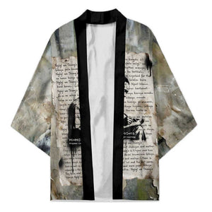 Ngugi wa Thiong O Kimono Graffiti Resist Statement Ink Pen Revolution Fist Literary Activism - African Pride