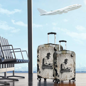 Ngugi wa Thiong O Luggage Cover Graffiti Resist Statement Ink Pen Revolution Fist Literary Activism - African Pride