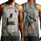 Ngugi wa Thiong O Men Tank Top Graffiti Resist Statement Ink Pen Revolution Fist Literary Activism - African Pride