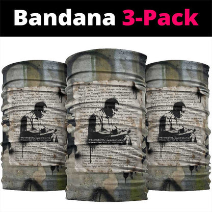 Ngugi wa Thiong O Neck Gaiter Graffiti Resist Statement Ink Pen Revolution Fist Literary Activism - African Pride