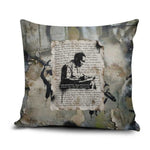 Ngugi wa Thiong O Pillow Cover Graffiti Resist Statement Ink Pen Revolution Fist Literary Activism - African Pride