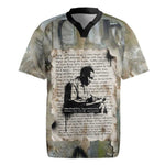 Ngugi wa Thiong O Rugby Jersey Graffiti Resist Statement Ink Pen Revolution Fist Literary Activism - African Pride
