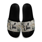 Ngugi wa Thiong O Slide Sandals Graffiti Resist Statement Ink Pen Revolution Fist Literary Activism - African Pride