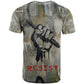 Ngugi wa Thiong O T shirt Graffiti Resist Statement Ink Pen Revolution Fist Literary Activism - African Pride