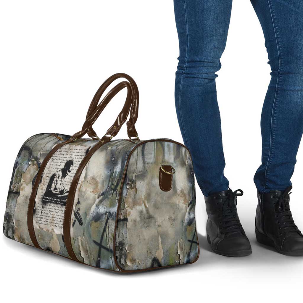 Ngugi wa Thiong O Travel Bag Graffiti Resist Statement Ink Pen Revolution Fist Literary Activism - African Pride