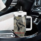 Ngugi wa Thiong O Tumbler With Handle Graffiti Resist Statement Ink Pen Revolution Fist Literary Activism - African Pride