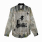 Ngugi wa Thiong O Women Casual Shirt Graffiti Resist Statement Ink Pen Revolution Fist Literary Activism - African Pride