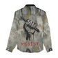 Ngugi wa Thiong O Women Casual Shirt Graffiti Resist Statement Ink Pen Revolution Fist Literary Activism - African Pride