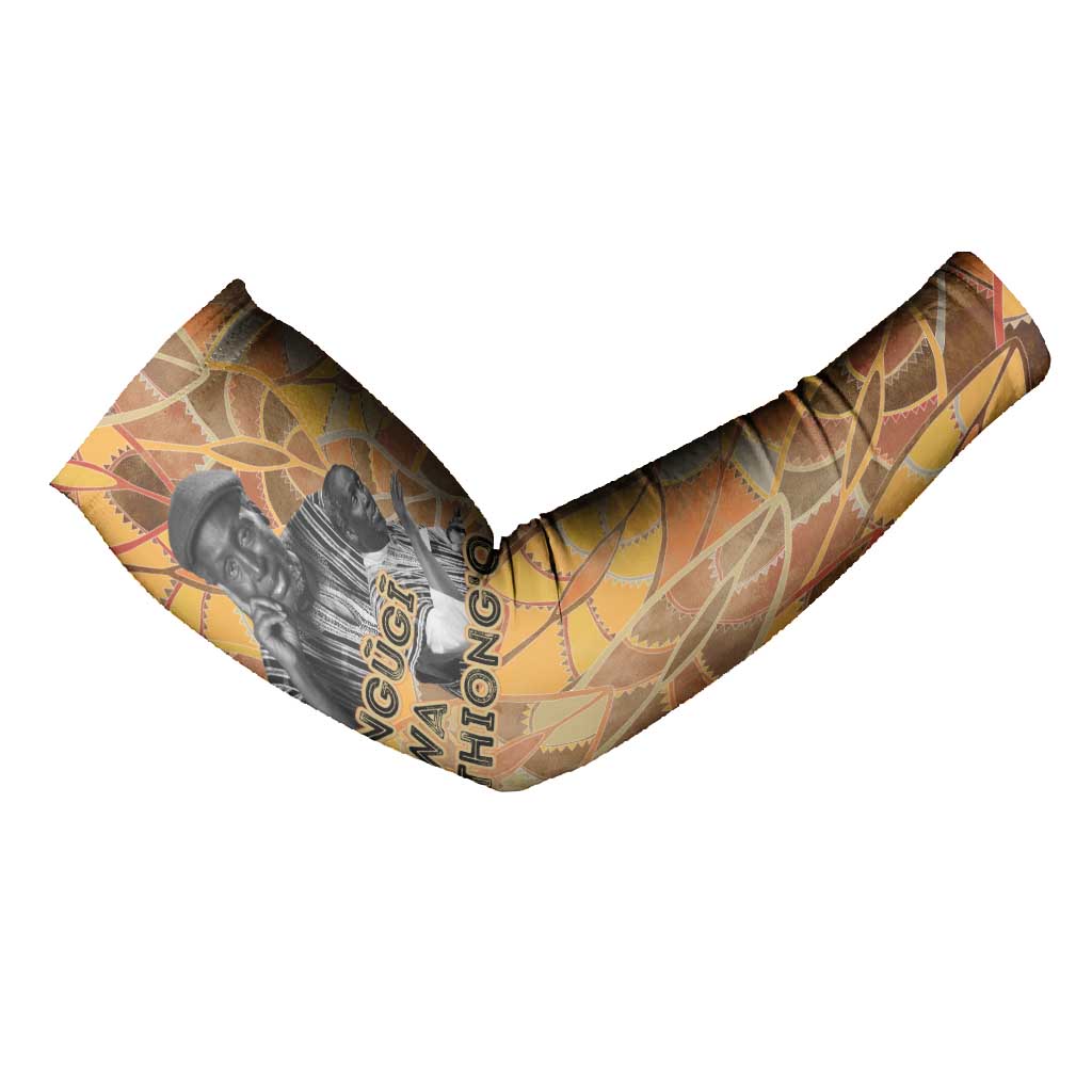 Ngugi wa Thiong O Arm Sleeves African Literary Icon Portrait Cultural Revival - African Pride