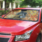 Ngugi wa Thiong O Auto Sun Shade African Literary Icon Portrait Cultural Revival - African Pride