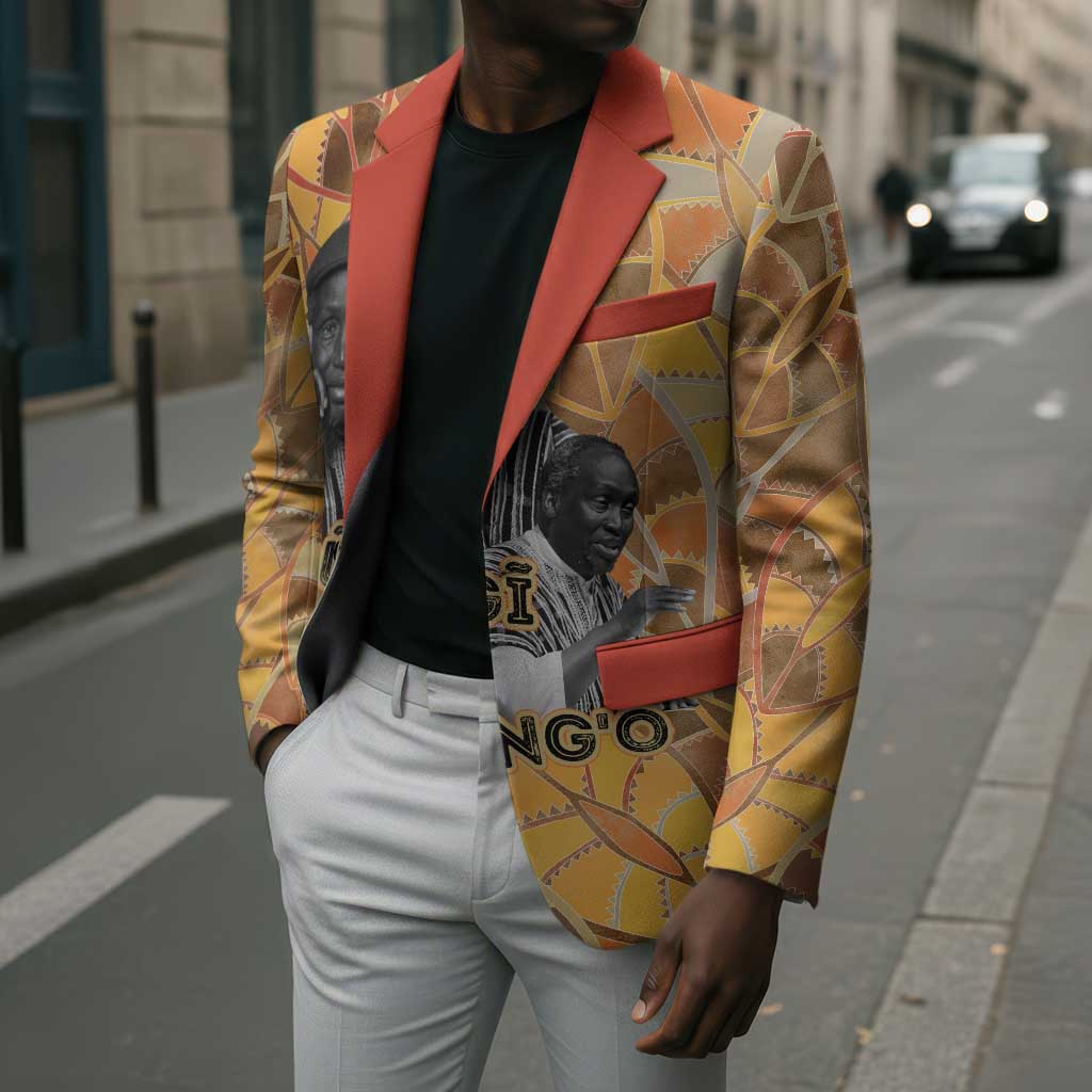 Ngugi wa Thiong O Blazer African Literary Icon Portrait Cultural Revival - African Pride