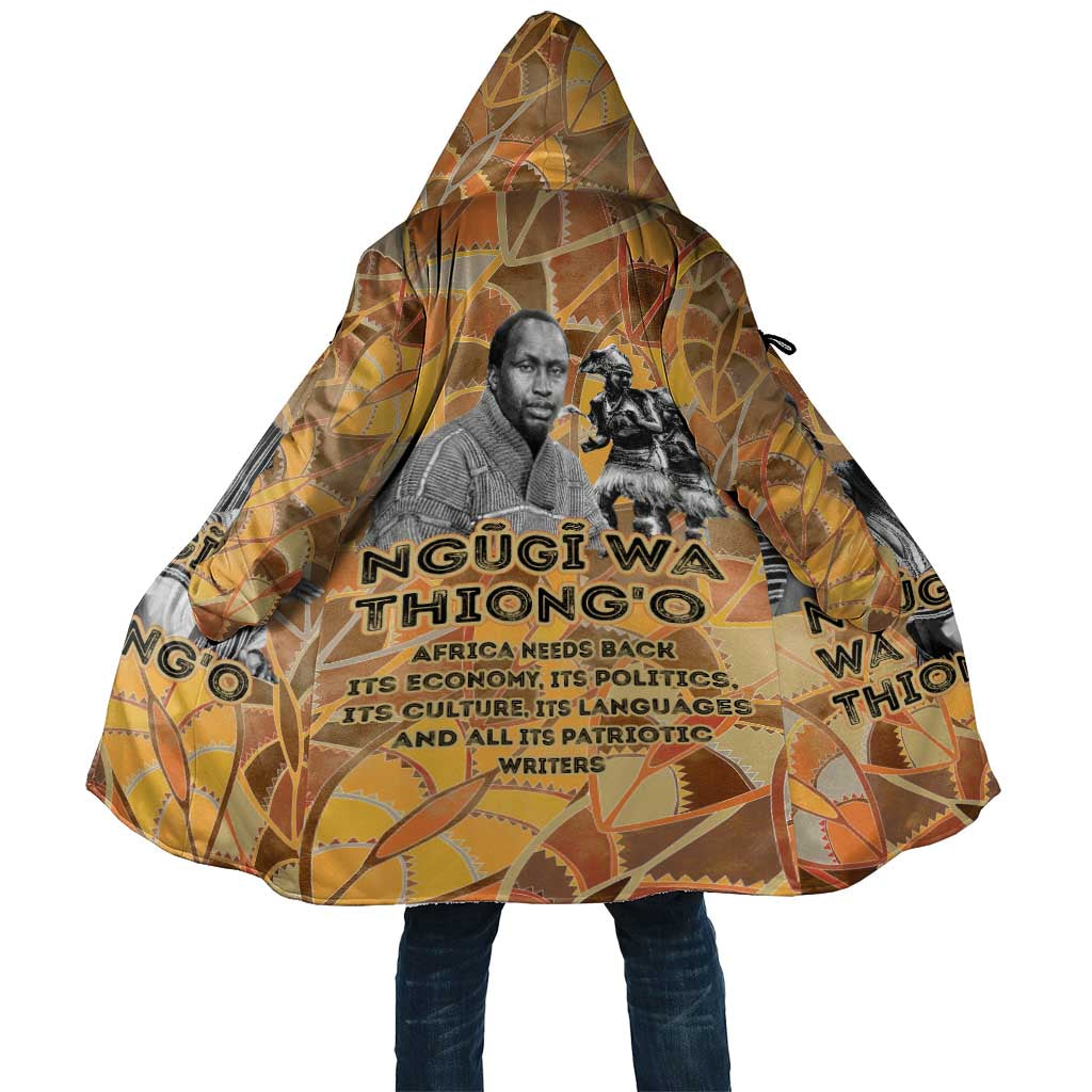 Ngugi wa Thiong O Cloak African Literary Icon Portrait Cultural Revival - African Pride
