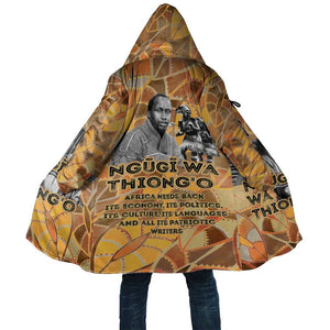 Ngugi wa Thiong O Cloak African Literary Icon Portrait Cultural Revival - African Pride