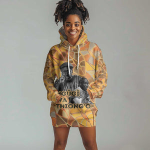 Ngugi wa Thiong O Hoodie Dress African Literary Icon Portrait Cultural Revival - African Pride