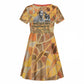 Ngugi wa Thiong O Kid Short Sleeve Dress African Literary Icon Portrait Cultural Revival - African Pride