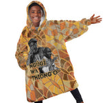 Ngugi wa Thiong O Kid Wearable Blanket Hoodie African Literary Icon Portrait Cultural Revival - African Pride