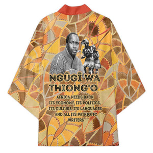 Ngugi wa Thiong O Kimono African Literary Icon Portrait Cultural Revival - African Pride