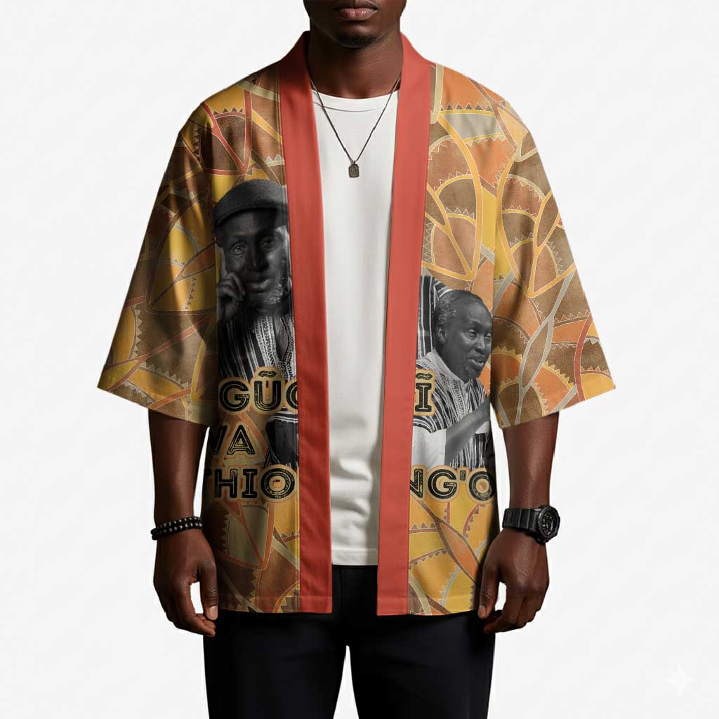 Ngugi wa Thiong O Kimono African Literary Icon Portrait Cultural Revival - African Pride