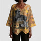 Ngugi wa Thiong O Kimono Sleeve Blouse African Literary Icon Portrait Cultural Revival - African Pride