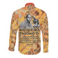 Ngugi wa Thiong O Long Sleeve Button Shirt African Literary Icon Portrait Cultural Revival - African Pride