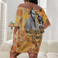 Ngugi wa Thiong O Off Shoulder Short Dress African Literary Icon Portrait Cultural Revival - African Pride