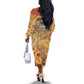 Ngugi wa Thiong O Off The Shoulder Long Sleeve Dress African Literary Icon Portrait Cultural Revival - African Pride
