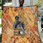 Ngugi wa Thiong O Quilt African Literary Icon Portrait Cultural Revival - African Pride