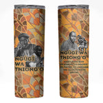 Ngugi wa Thiong O Skinny Tumbler African Literary Icon Portrait Cultural Revival - African Pride