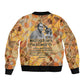 Ngugi wa Thiong O Sleeve Zip Bomber Jacket African Literary Icon Portrait Cultural Revival - African Pride