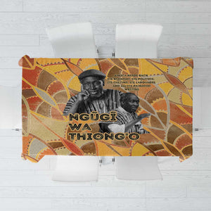 Ngugi wa Thiong O Tablecloth African Literary Icon Portrait Cultural Revival - African Pride
