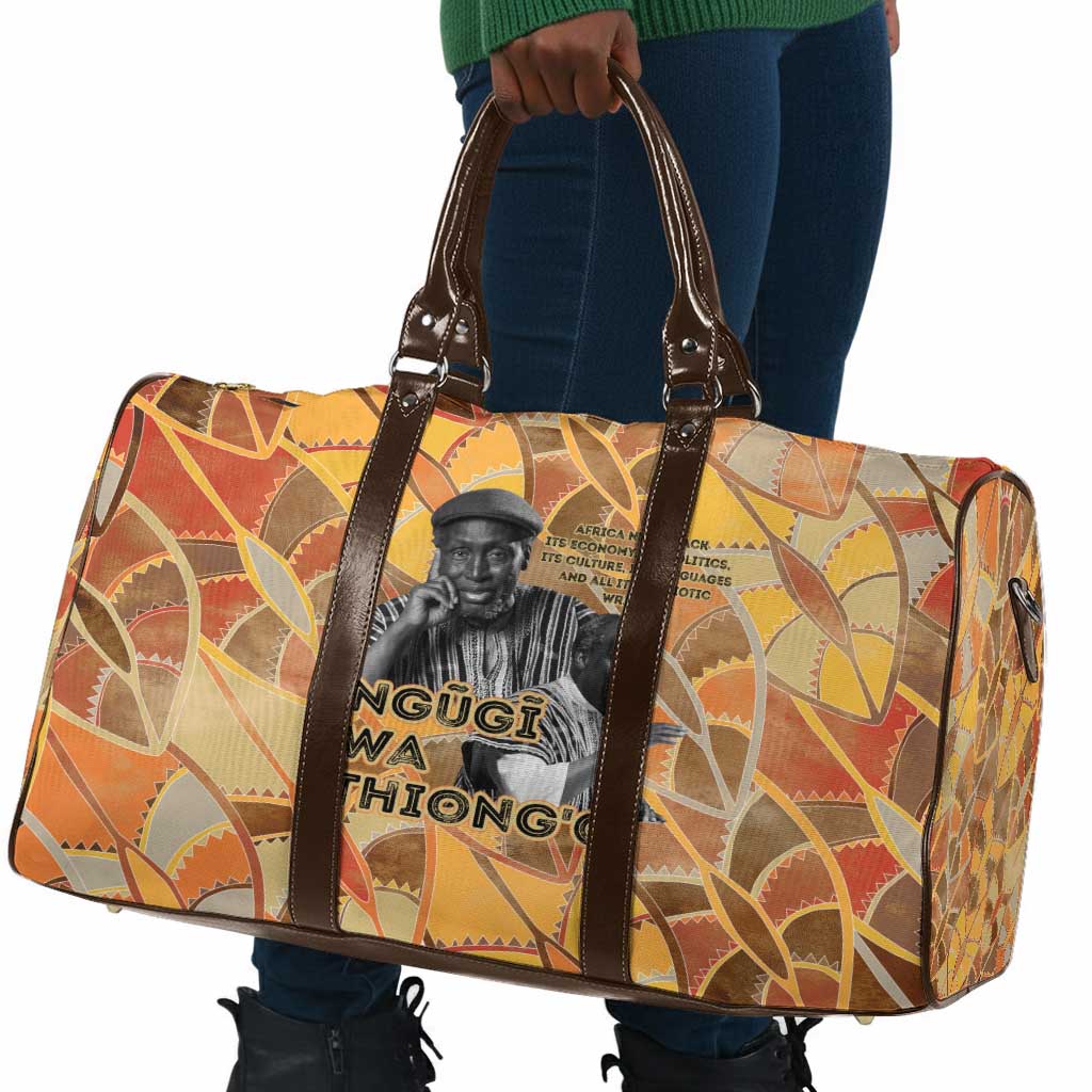 Ngugi wa Thiong O Travel Bag African Literary Icon Portrait Cultural Revival - African Pride