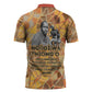 Ngugi wa Thiong O Zipper Polo Shirt African Literary Icon Portrait Cultural Revival - African Pride