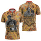 Ngugi wa Thiong O Zipper Polo Shirt African Literary Icon Portrait Cultural Revival - African Pride