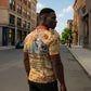 Ngugi wa Thiong O Zipper Polo Shirt African Literary Icon Portrait Cultural Revival - African Pride