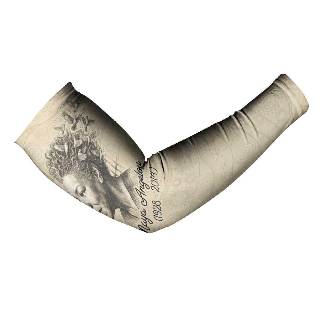 Maya Angelou Arm Sleeves I Know Why The Caged Bird Sings - African Pride