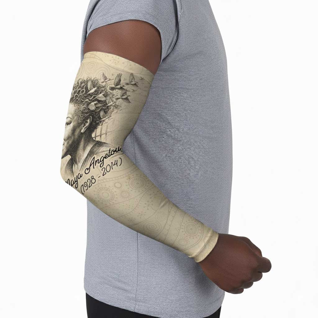 Maya Angelou Arm Sleeves I Know Why The Caged Bird Sings - African Pride