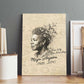 Maya Angelou Canvas Wall Art I Know Why The Caged Bird Sings - African Pride