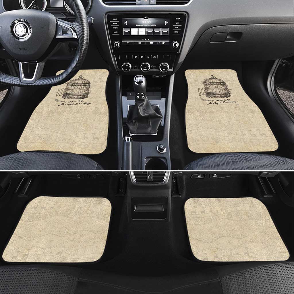 Maya Angelou Car Mats I Know Why The Caged Bird Sings - African Pride